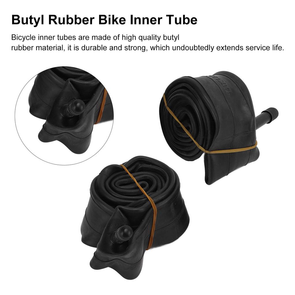 2pcsCelsiusset Butyl Rubber Bike Inner Tube Excellent Sealing Rubber Inner Tube Tire