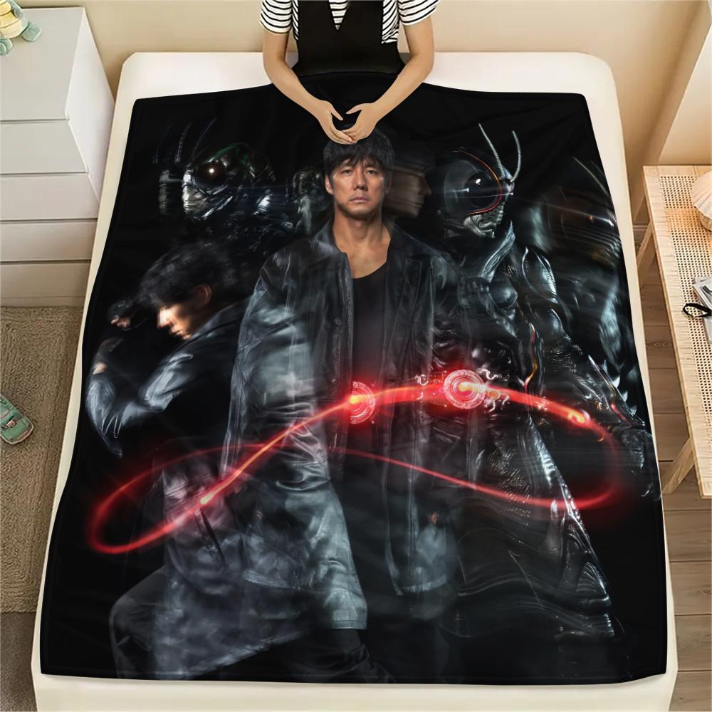 Kamen Rider background texture motif Blanket, Cozy Throw for Sofa Bed, Ideal Gift for Kamen Rider Fans.chl