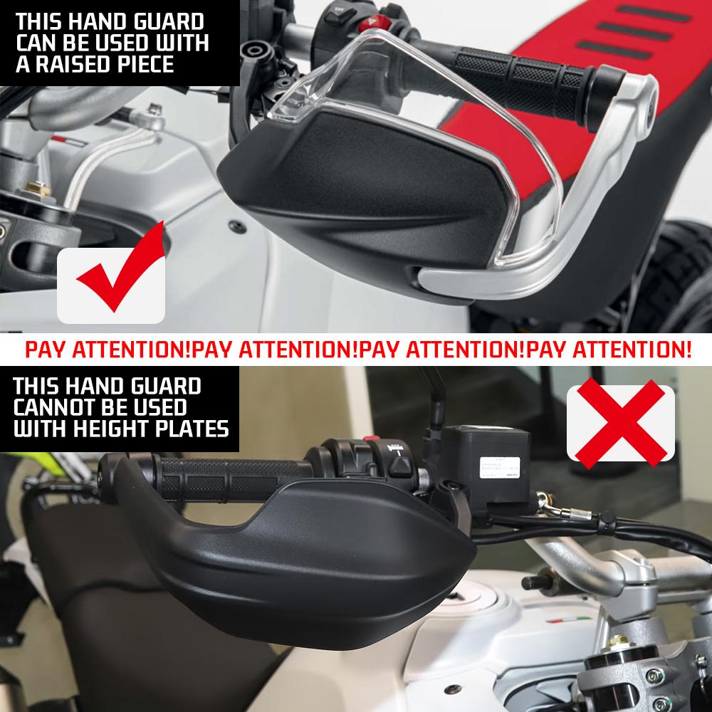 For Ducati Multistrada V4 V4S V2 V2S Desert X 2021-2025 Motorcycle Handguard Extensions Protector Windshield Cover