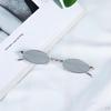 Chic Small Oval Sunglasses For Women Men Hippie Cool Metal Sun Glasses