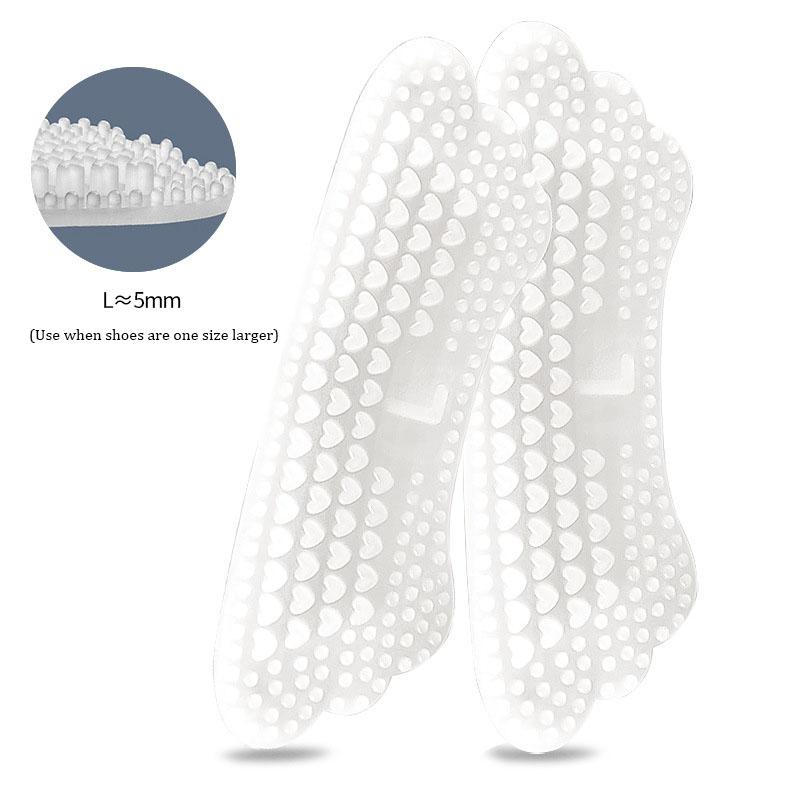 New Silicone Gel Heel Stickers Heel Cups Inserts Shoe Pads Heel Protector for Footwear Reduce Shoe Size for Women Men Anti Slip