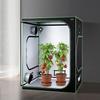 Indoor Grow Zelt Kit, 150 x 150 x 200cm, Indoor Pflanzenzelt mit Vollspektrum LED Grow Light & Belüftungssystem, 600D Hochreflektierendes Mylar, Anbau