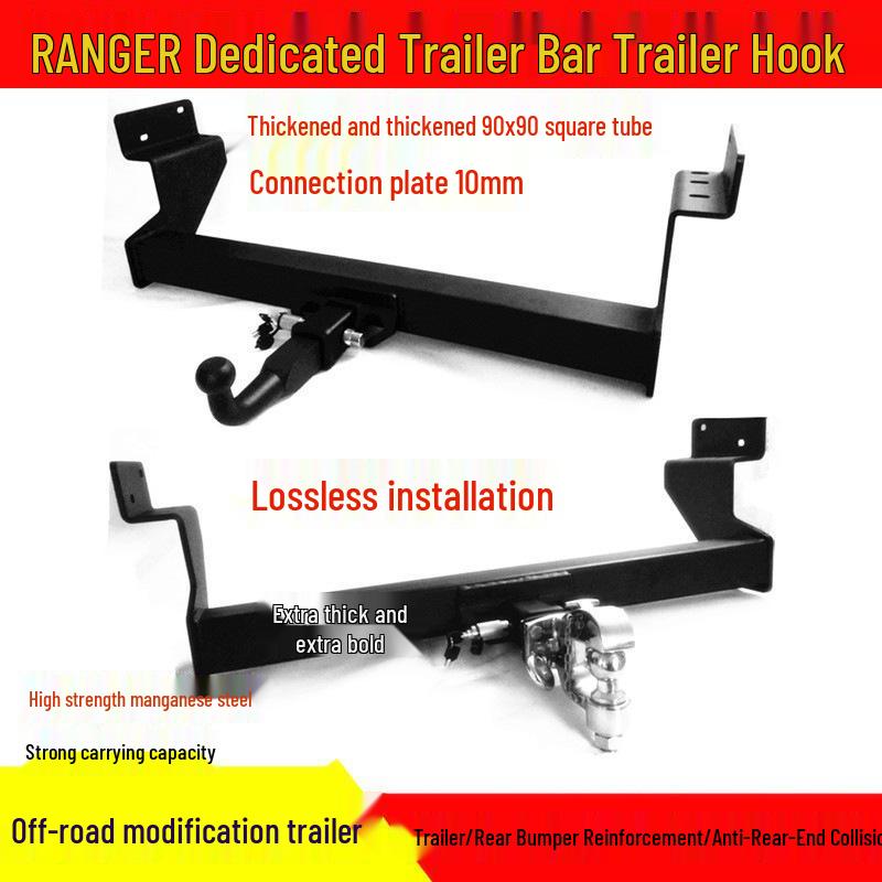 Ford Ranger Pickup Trailer Hitch Tow Hook & Bracket for Raptor Modification