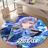 Personalized Genshin Impact Round Chair Office Rug - Perfect for Mat, Office Chair & More - Ideal Gift for Birthdays and Holidays
