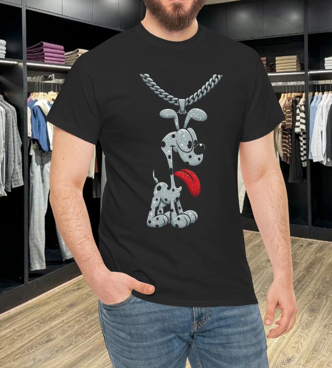 Yorkie Chain Hip-Hop Rap Tee T-Shirt 2XL