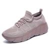 Women Sneaker Knit Comfortable Thick Sole Casual Shoes Breathable Stylish Sports Women Tennis Shoes Female Shoes Plus Size Men