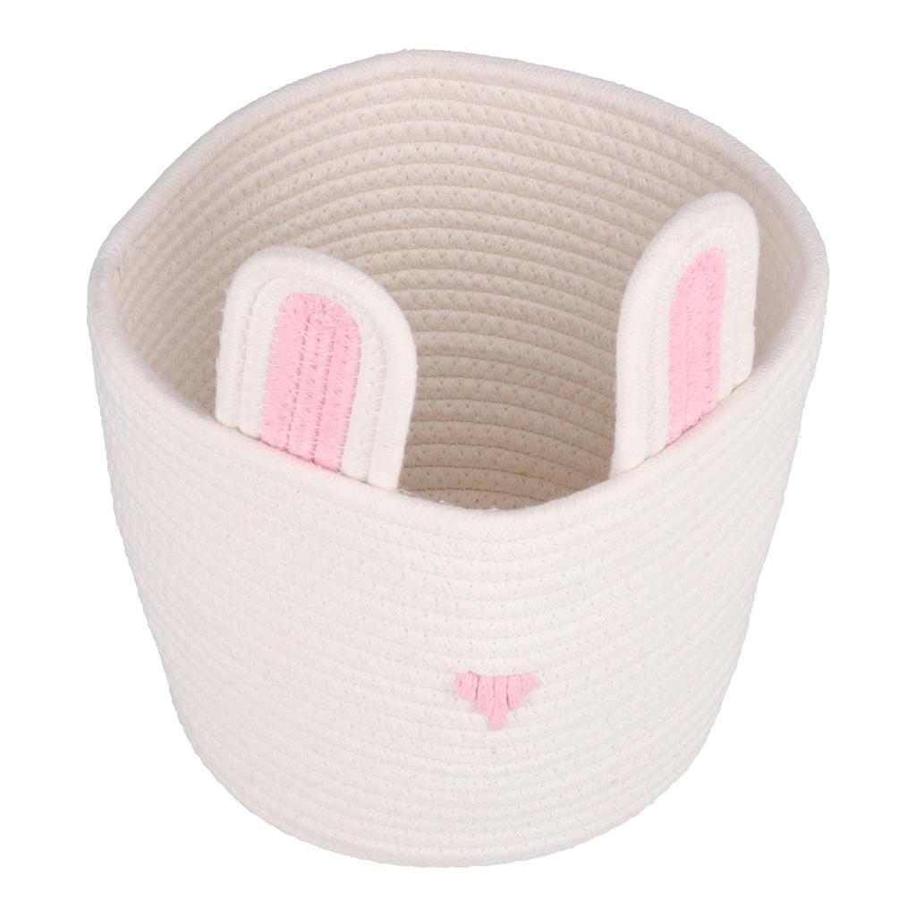 Storage Basket Rugged Lovely Small Bunny Attractive Decorative Home Furnishing Decoration