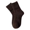 Unisex Winter Socks Warm Thickened Crew Socks Ribbed Stretchy Casual Thermal Socks for Men Women Daily Errands Hiking Skiing