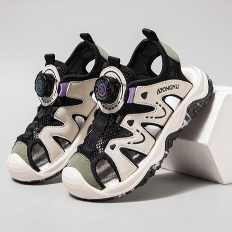 Boys Sandals Summer Big Kids Closed Toe Soft Sole Non Slip Children Sports Beach Shoes