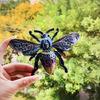 Semi-stereoscopic Large Bees Silicone Mold for DIY Keychain Epoxy Resin Jewelry