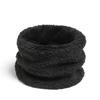 Solid Cashmere Plush Warm Winter Ring Scarf Women Men Knitted Full Face Mask Snood Neck Scarves  Thick Muffler 2025 New