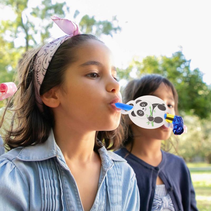 12pcs Noise-Making Party Blowers For  Assorted Color