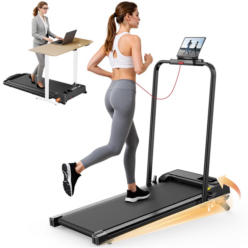 ALNSOOR FT52 2-in-1 Treadmill 1-12KM/H Top Speed 120KG Road With Bluetooth APP Connection Home Fitness Equipment