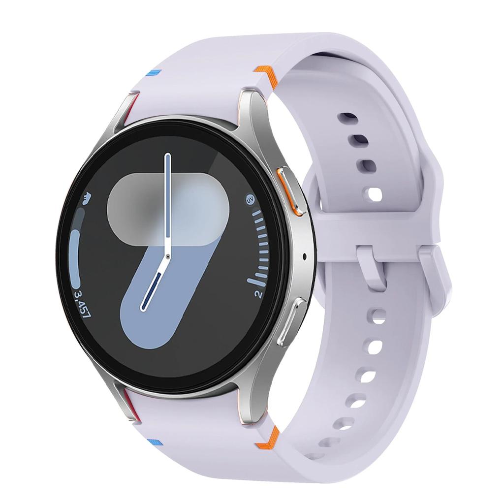 Nowy Oryginalny Silikonowy Pasek do Samsung Watch 7 6 5 Pro 44mm 40mm 45mm Sportowa Bransoleta do Galaxy Watch 6Classic 43mm 47mm Pasek