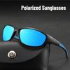Men's Classic Square Frame Sports Polarized Sunglasses Outdoor Riding Driving UV400 Eyewear Neutral Fashion Trend Sunglasses