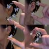 High-End Rhinestone Butterfly & Star Tassel Ear Cuff with Zirconia - No Piercing Required