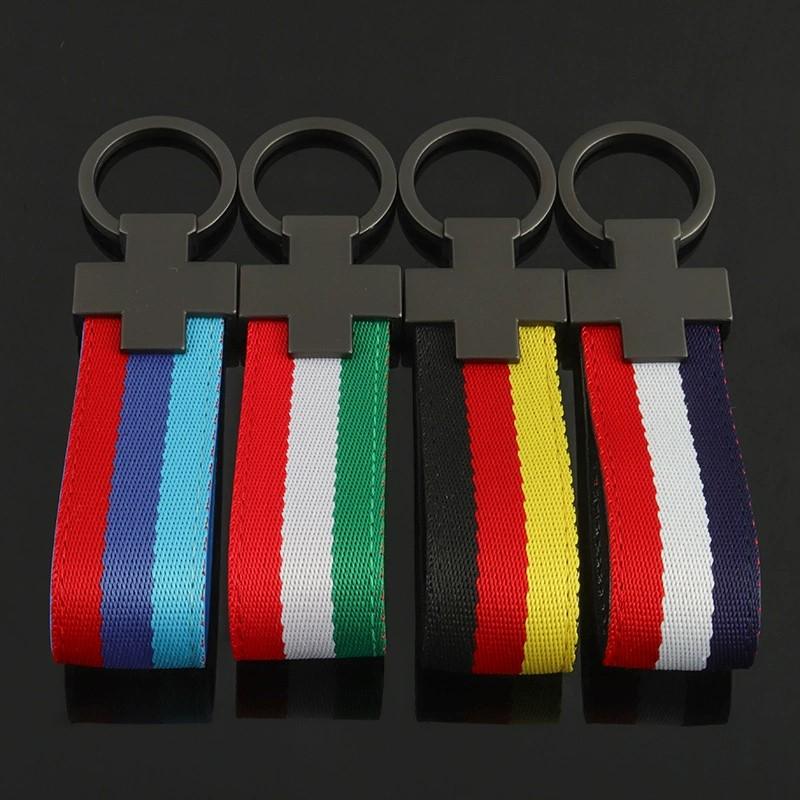 Honda Car Personalized, Leather Goods,Webbing ,Metal Keychain Accessories For Honda Civic FIT Accord Prelude CRV CRZ CRX Jazz OC3