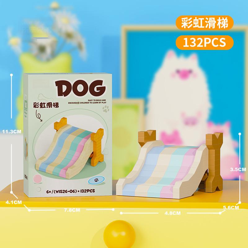 pet blocks Mini Building Set for children girls 12 year old dog cat mirco Brick particle building blocks Desktop Model for Adult