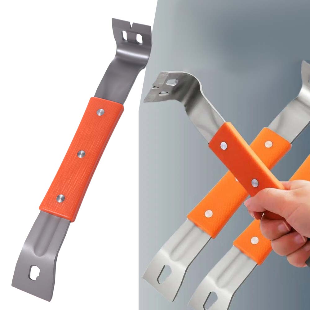 with M4-M6 Hexagon Nut Bar Stainless Steel Angle Head Nail Puller Pry Bar  Hand Tool