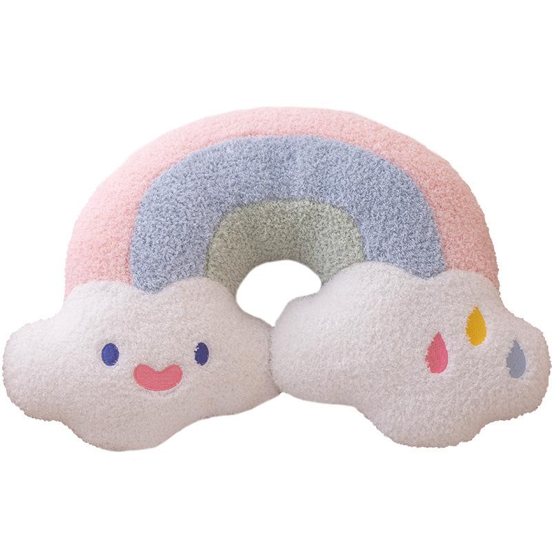 Cute Fantasy Series Doll Unicorn Rainbow Plush Toy Sleeping Pillow Girls Sofa Cushion Gift