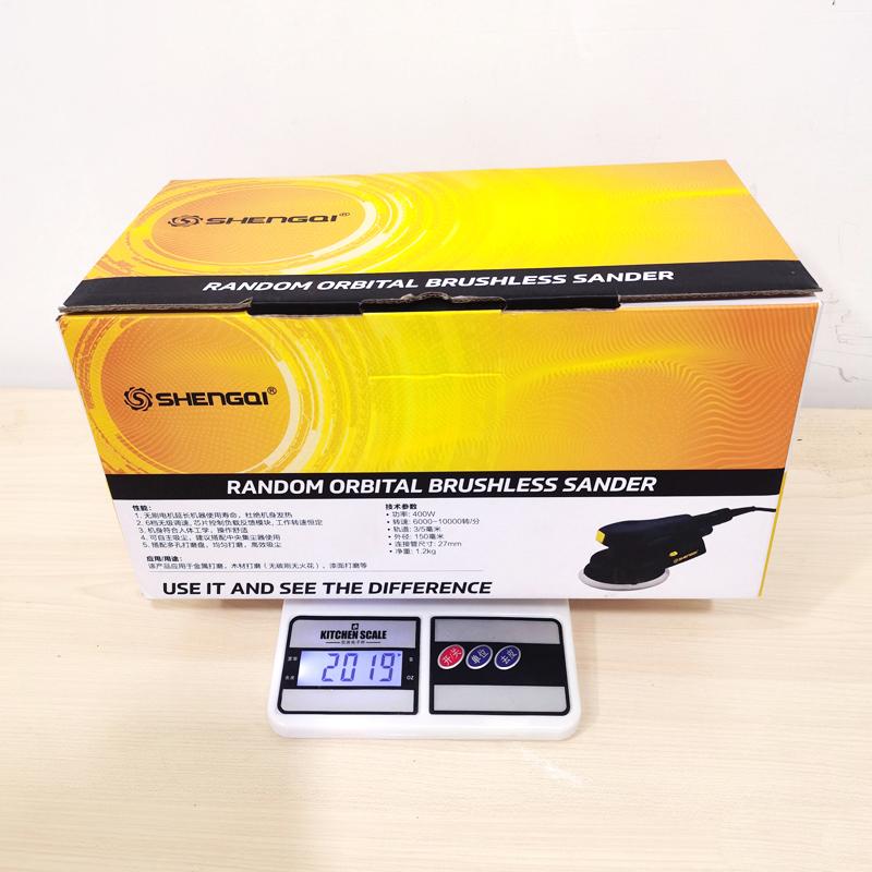 

ATPRO 400 Вт 6-дюймовая электрическая эксцентриковая шлифовальная машина, многофункциональная, с регулируемой скоростью, шлифовальная, портативная полировальная машина