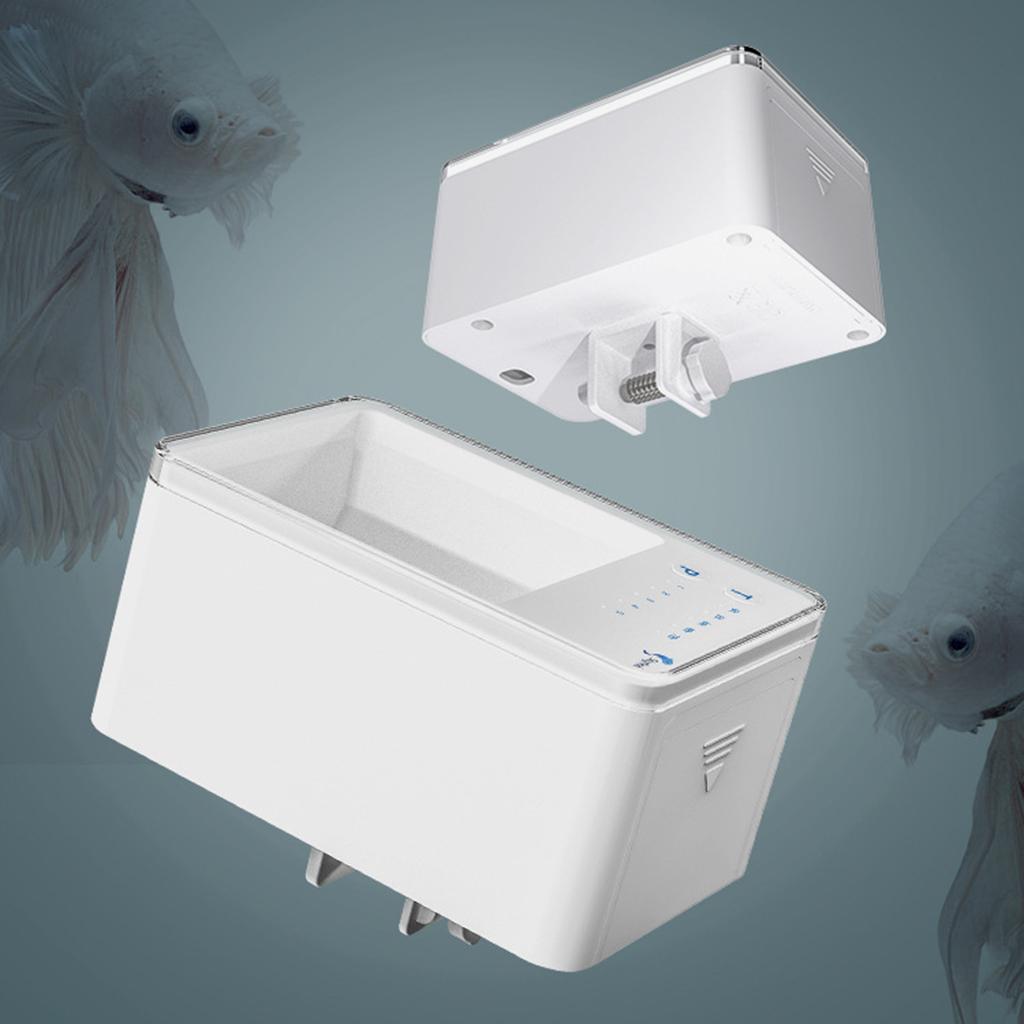 Automatic Aquarium Fish Feeder with 70ml Capacity and Easy To Read LED Display Feeding Tool for Busy Fish Owners