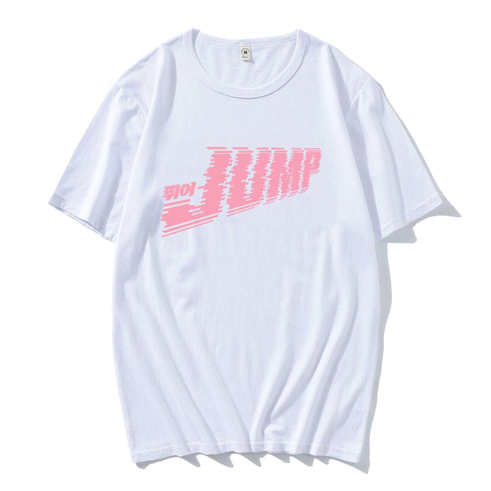 Skoč Jednobarevné tričko Módní Dívčí Kapelní trička Unisex Streetwear Ležérní Volné Krátký Rukáv Bavlněná Trička