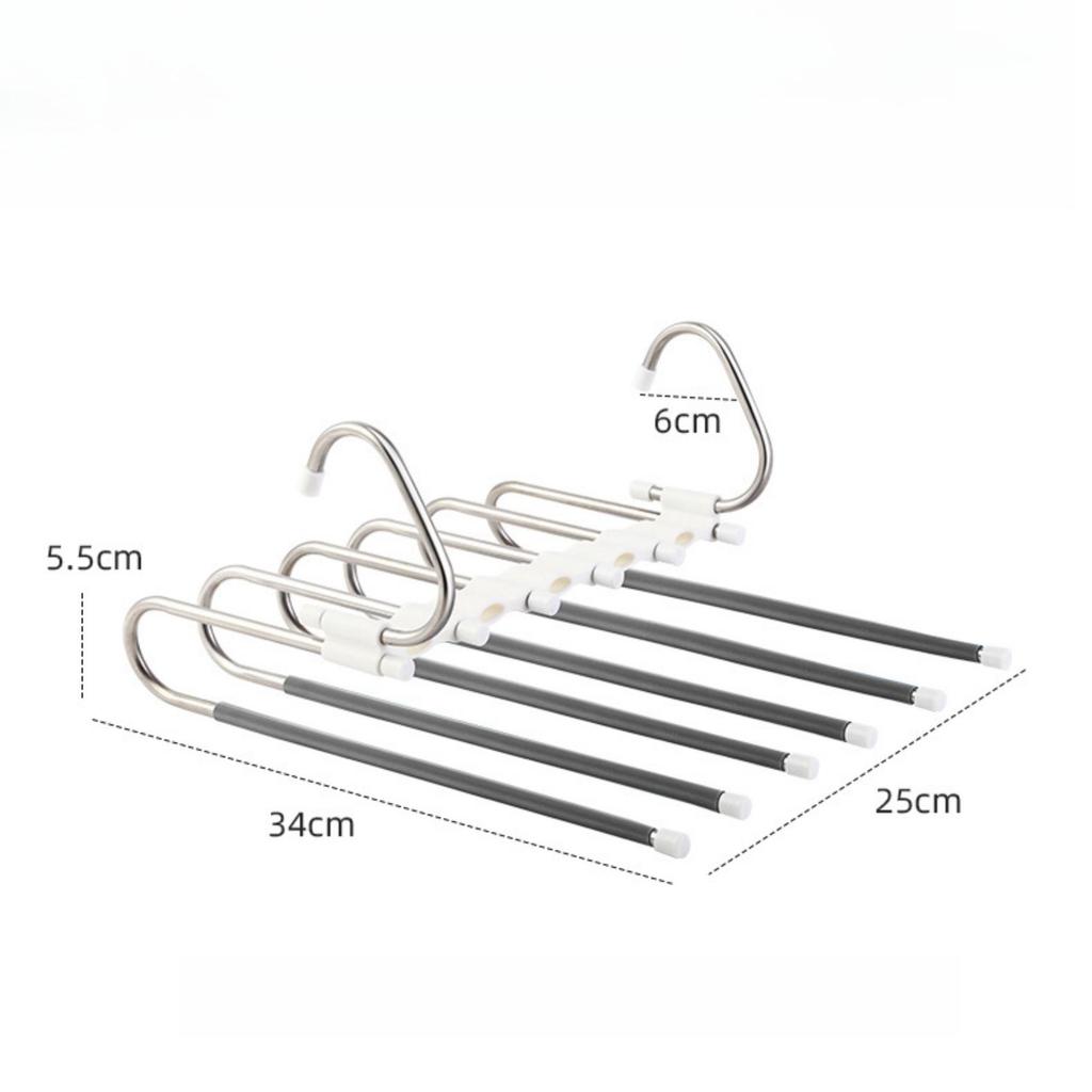 Folding Clothes Hanger Does Not Take Up Space, Multifunctional Storage Tool, Multi-layer Folding Drawer Pants Hanger