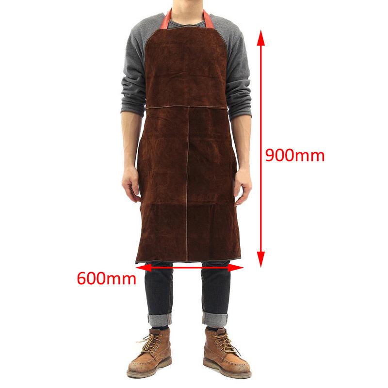 Welding Apron Leather Cowhide Welder Protect Cloths Carpenter Blacksmith Garden Working Apron Anti-scalding Apron