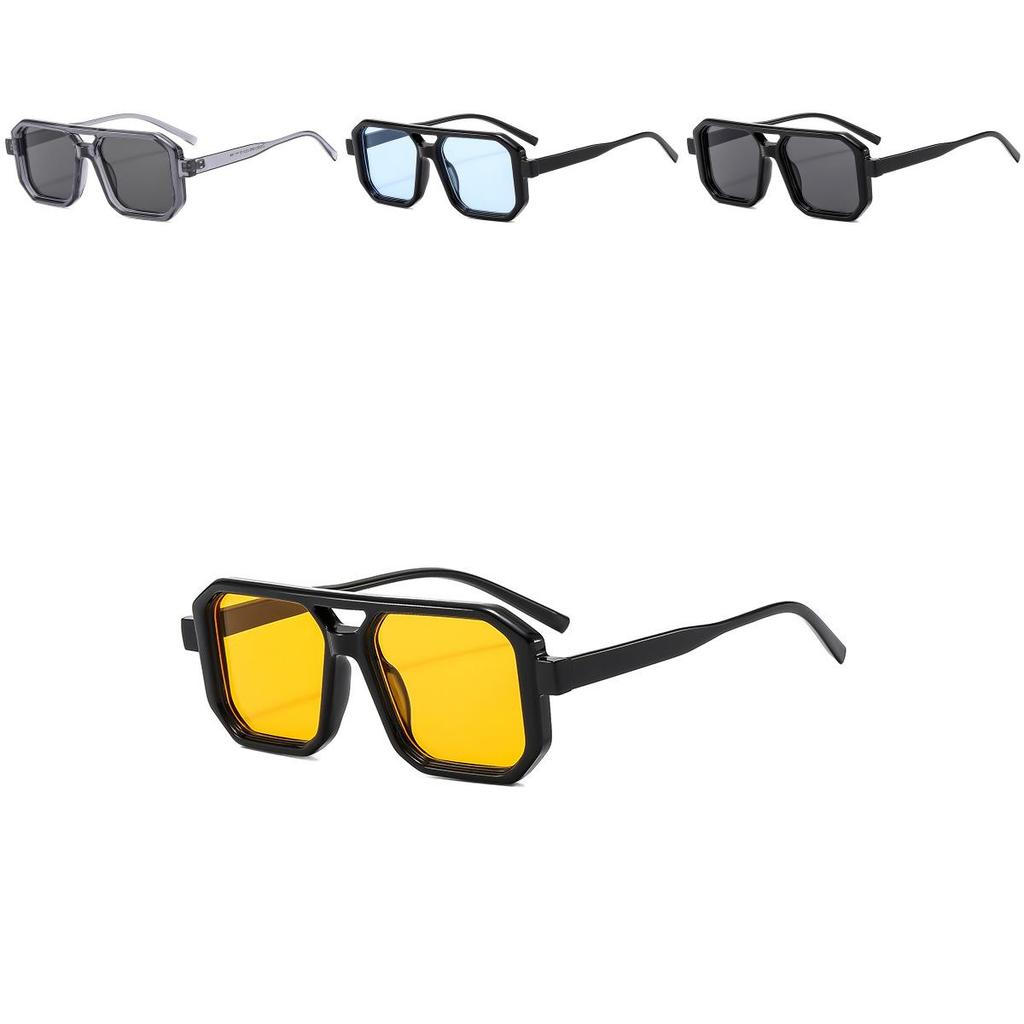 Retro Flight Pilot Sunglasses For Men And Women Uv400 Sun Protection Stylish Square Frame 2025