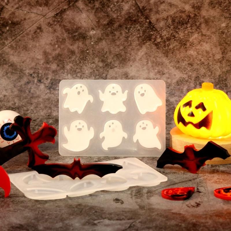 Halloween Earring Resin Mold Jewelry Casting Mold Silicone Pendant Mould Epoxy Resin Mold for Resin Jewelry DIY Crafts