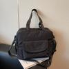 Large Capacity Travel Bag Color Contrast Tote Bag Women's Crossbody Bag