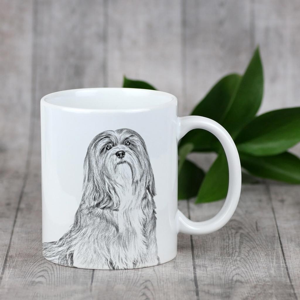 Lhasa Apso - cup with a dog, cup with a photo, personalized gift from the Art-Dog brand