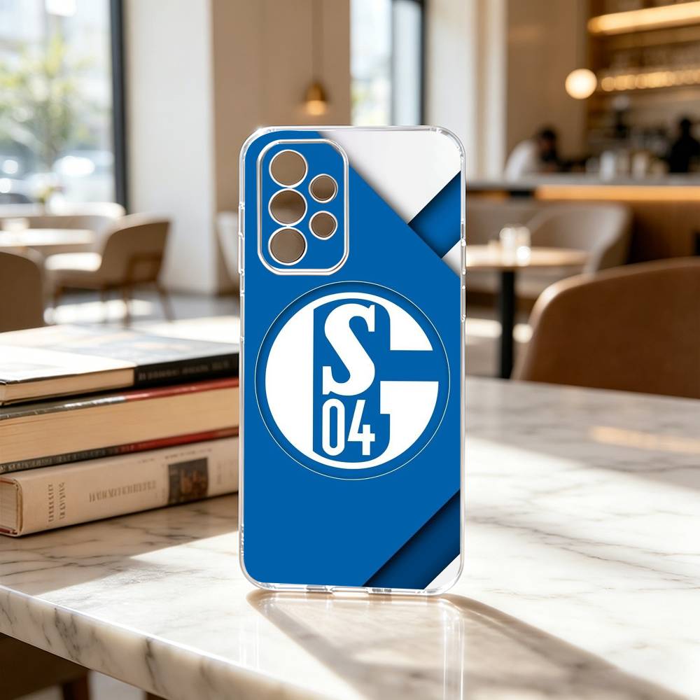 S-Schalke S04  Phone Case For Samsung S25,S24,S21,S22,S23,S30,Ultra,S20,Plus,Fe Transparent Cover