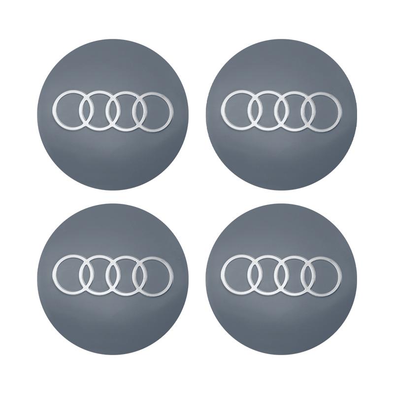 4 Pezzi 56mm Tappo Coprimozzo Ruota Auto Badge Logo Adesivo Per Audi A6 A3 A4 A5 A6 Q2L Q3 Q5 Q7 Q8 R8 S4 S8 S7 RS5 RS6 RS8 Accessorio