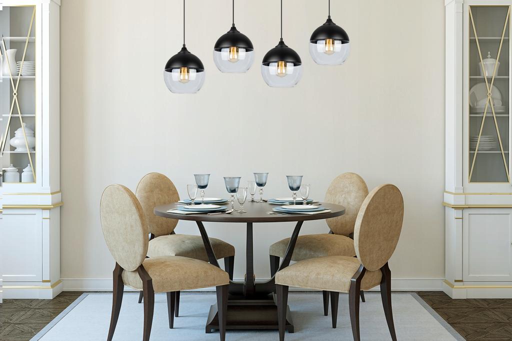 HANGING CEILING LAMP, GLASS PLAFON, LED LAMP