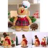 Adorable 2024 Christmas Gingerbread Man Doll Decorative Figure For Festive Holiday Decor