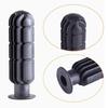 8 Pieces Foosball Handle Grips with 2 Small Footballs Practical Portable Accessories Parts Kids Replaceable with 8 End Plug