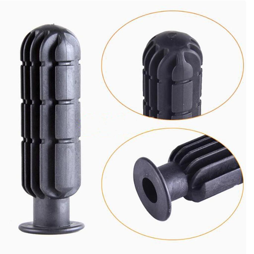 8 Pieces Foosball Handle Grips with 2 Small Footballs Practical Portable Accessories Parts Kids Replaceable with 8 End Plug