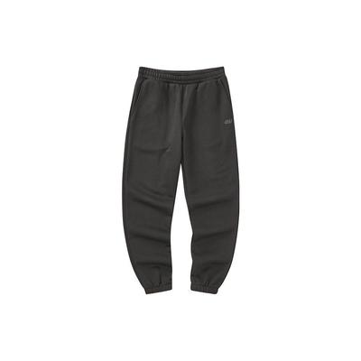 Lifestyle Sports Solid Color Casual Pants Men Bottoms Black L423M022-0018