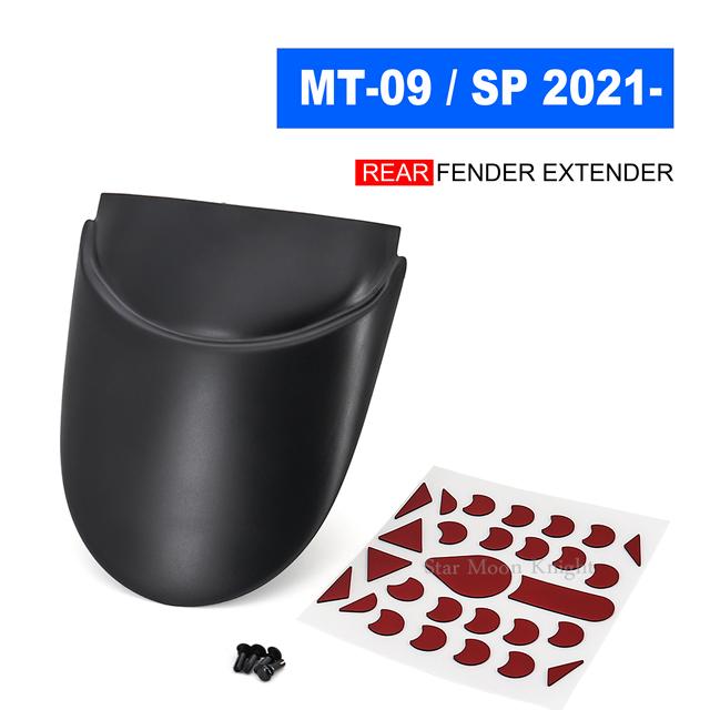 For YAMAHA MT09 MT-09 MT 09 SP  2022 - Motorcycle Accessories Front / Rear Fender Mudguard Extender Hugger Extension