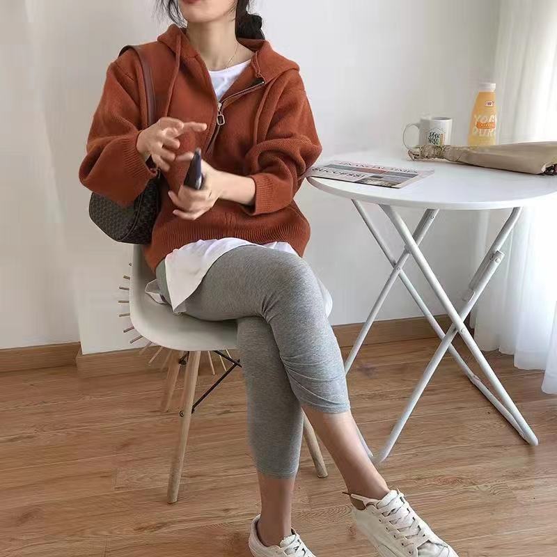 Cardigan Women Spring and Autumn Versatile Latest Knitted Cardigan Women 2022 Slouchy Solid Casual Long Sleeve Sweater Coat