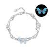 Barbie Bracelet [Dream Blue Butterfly] Luminous exquisite dreamy butterfly wrist bracelet, niche design, high-end, elegant, simple Ba2508005