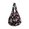 Elastic Handheld Shopping Bag Expansion Floral Paddy Bag Portable Foldable Stretch Bag  Snack