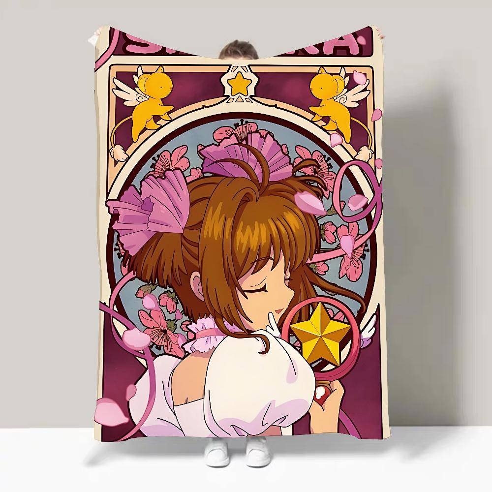 Card Captor Sakura Blanket Design Lightweight  For Dorms, Naps, Living Room, Office,Sofa,All-Season
