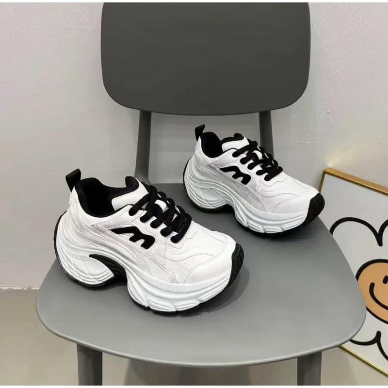 Autumn casual fashion platform sports shoes running shoes women's shoes breathable net dad shoes new lightweight