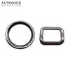 2pc Carbon Fiber Color Headlight Switch Decorative Cover Trim Fit for Dodge Journey JCUV 2013 2014 2015 2016 2017 2018