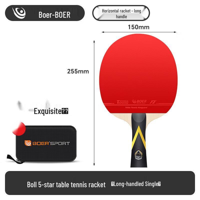 KANGLANGTE Boer 5-Star Shakehand Table Tennis Racket