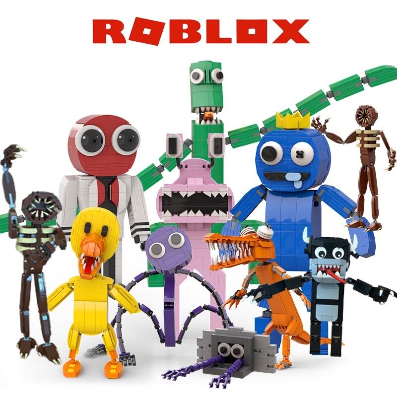 Roblox Rainbow Friends Blaue Bausteine Modell Hochwertige Diy Actionfigur