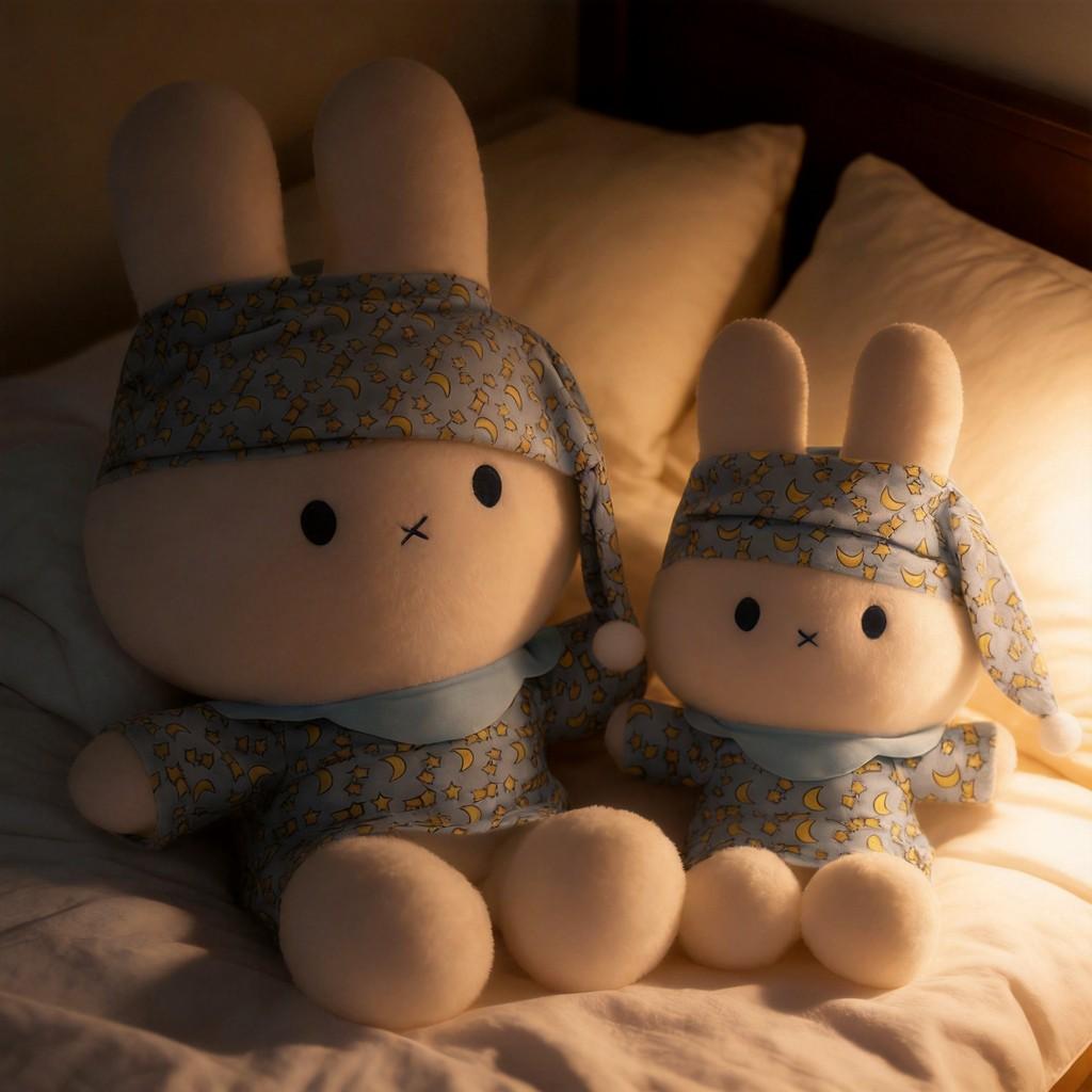 Miffy Plush Rabbit Costume Pajama Doll With Soft Short Pile For Kid And Adults